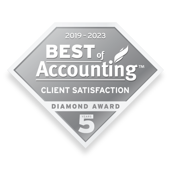 2023 Best of Accounting Client 5 Year Diamond