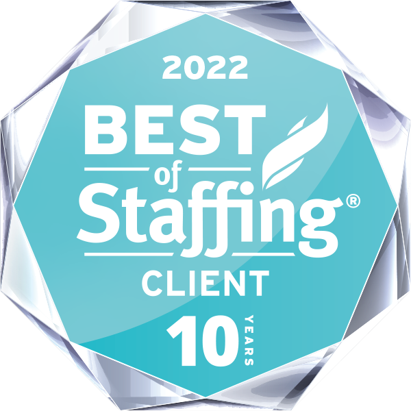 2022 Best of Staffing Client 10 Year Diamond