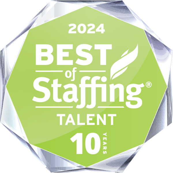 2024 Best of Staffing Talent 10 Year Diamond