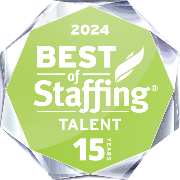 2024 Best of Staffing Talent 15 Year Diamond Winner